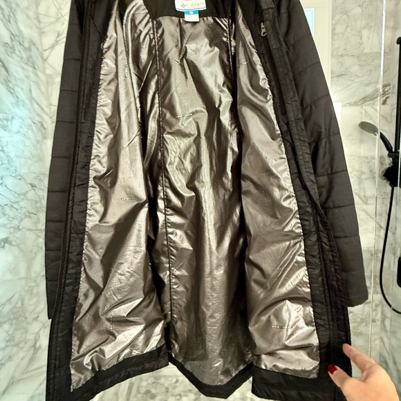 Columbia Women's Omni-Heat Black Coat Large - Picture 5 of 6